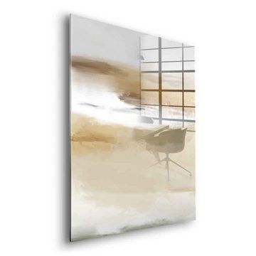 DOTCOMCANVAS® Acrylglasbild Deixa Assim No. 02 - Acrylglas, Acrylglasbild Deixa Assim No. 02 beige Wandbild Kunstdruck