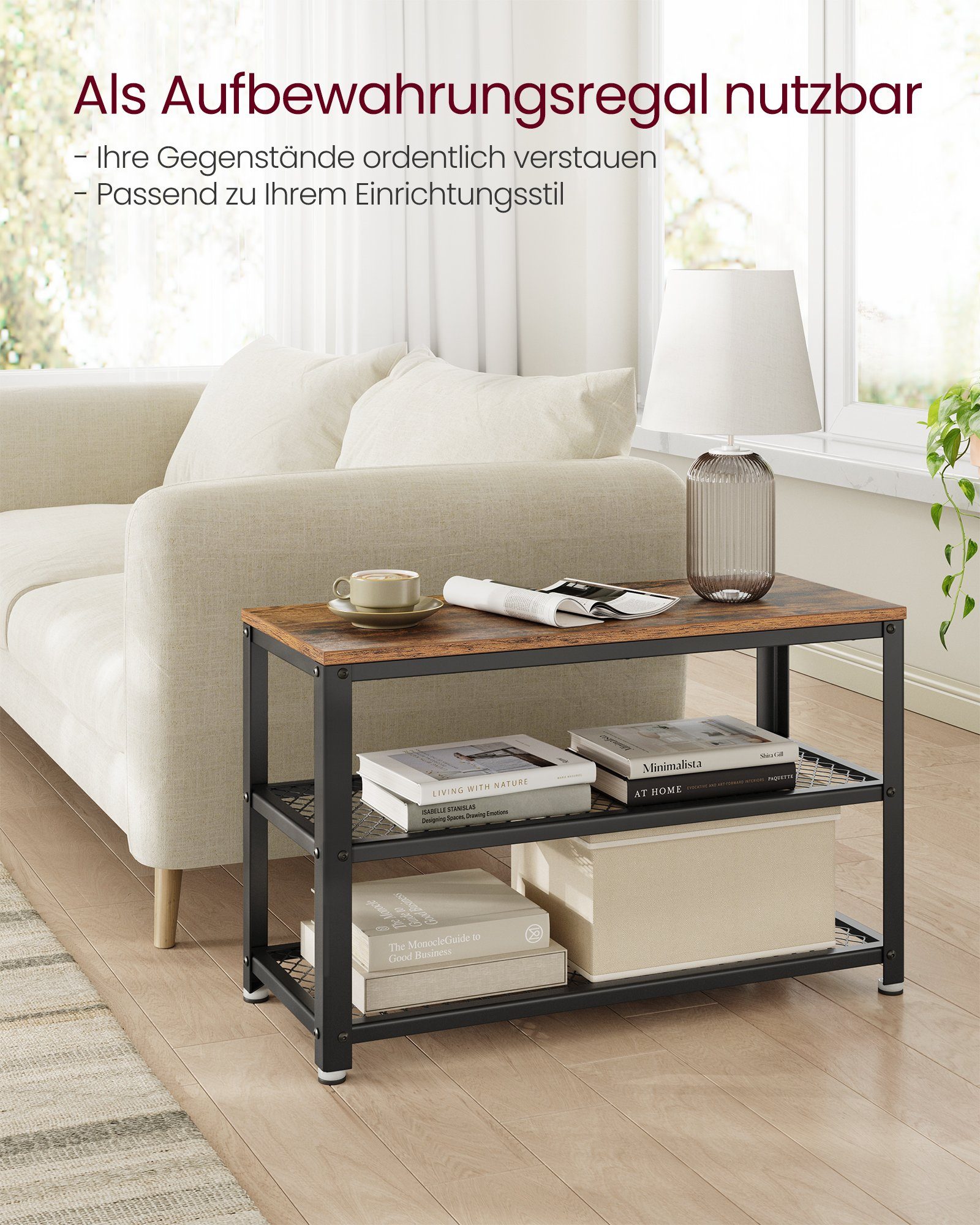 VASAGLE Schuhbank, Schuhregal, 73 x 30 günstig online kaufen
