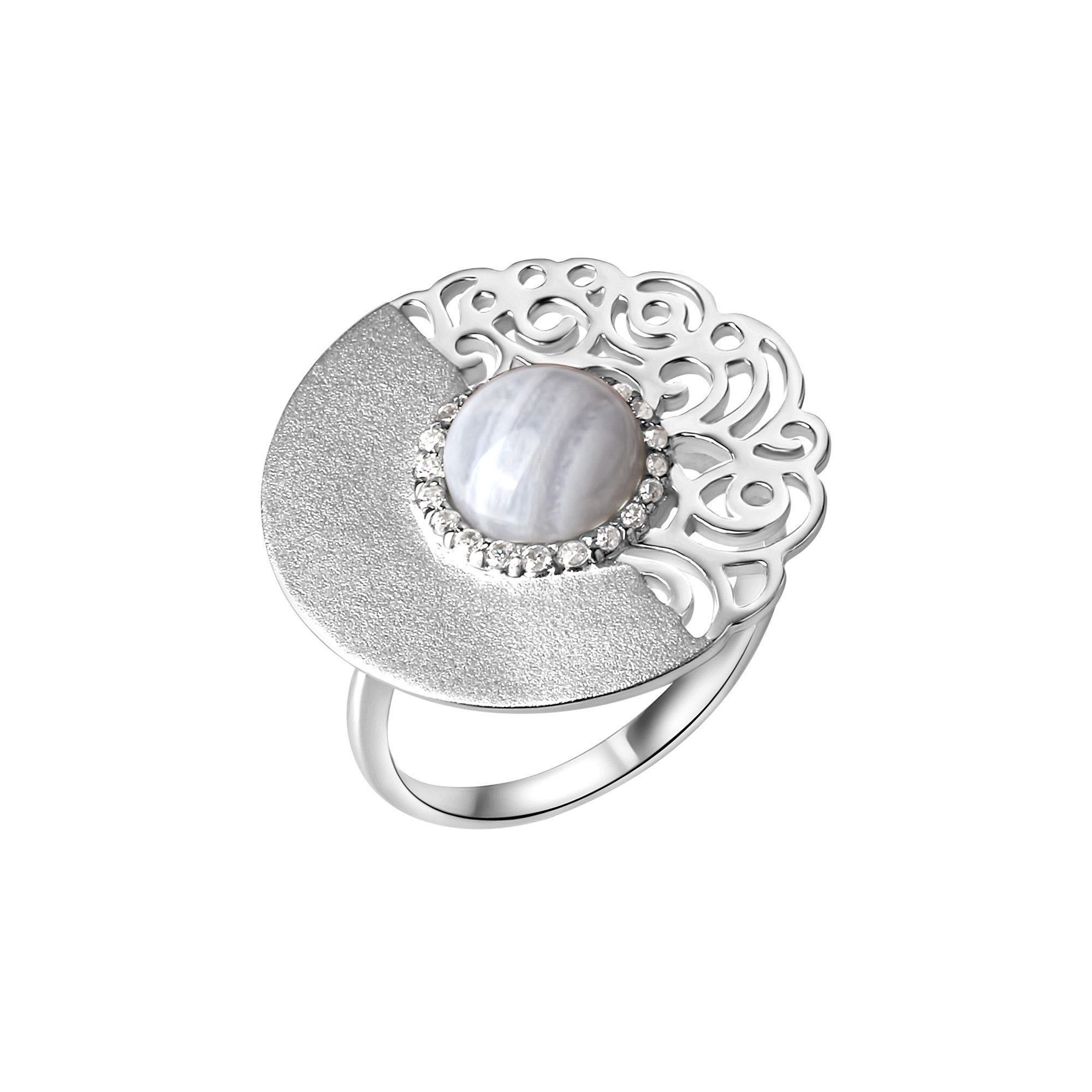 Fingerring 925/- Sterling Silber rhodiniert