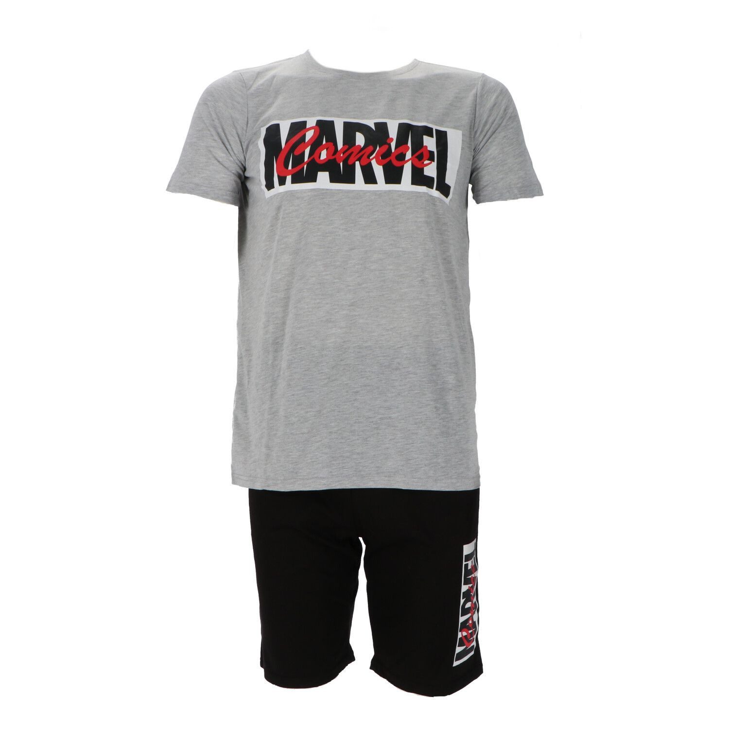 MARVEL Pyjama für Herren mit kurzen Ärmeln und Shorts - Schlafanzug (1x Tsh günstig online kaufen