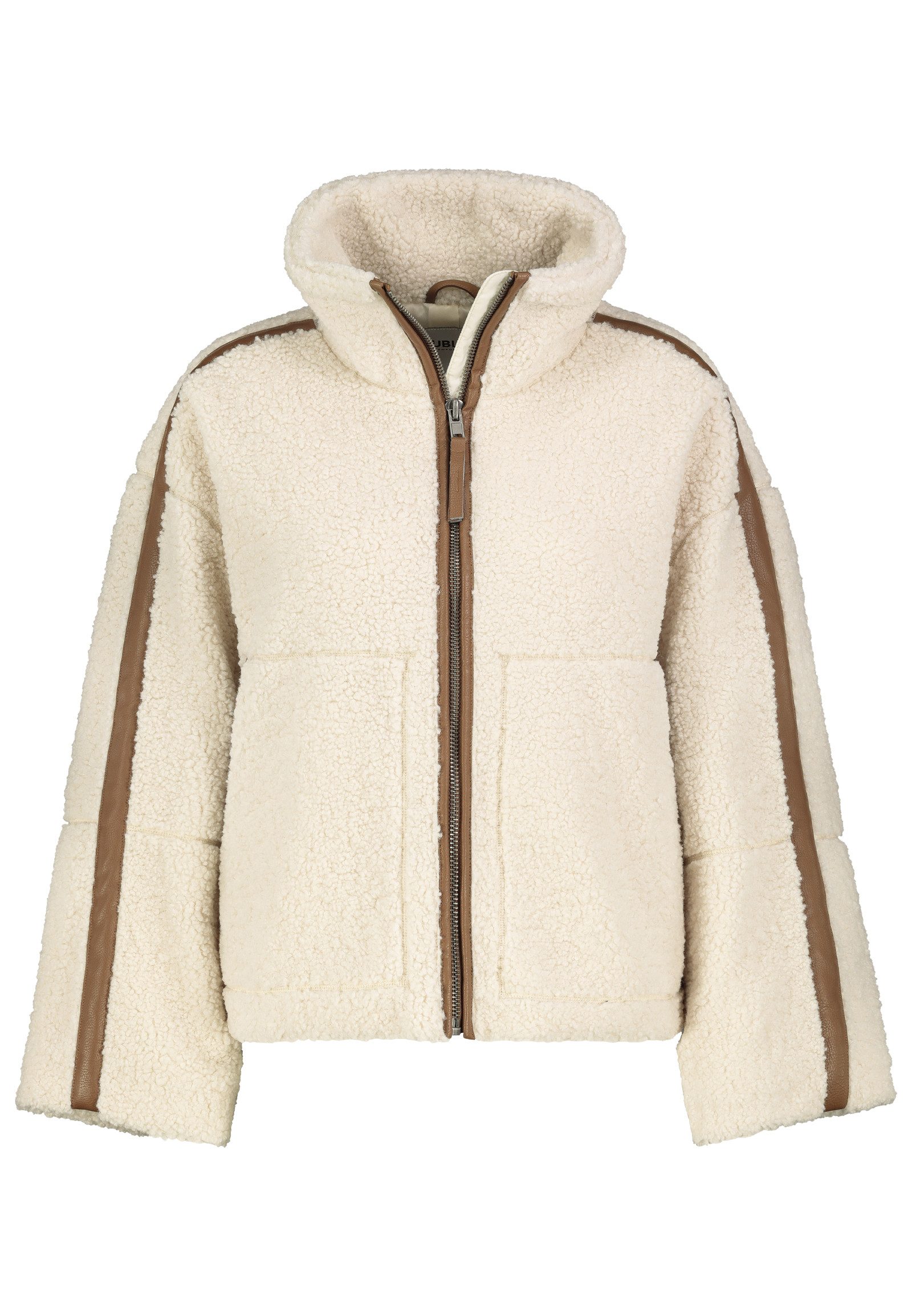 SUBLEVEL Winterjacke Damen Sherpa Teddyfleecejacke Oversize mit Stehkragen günstig online kaufen