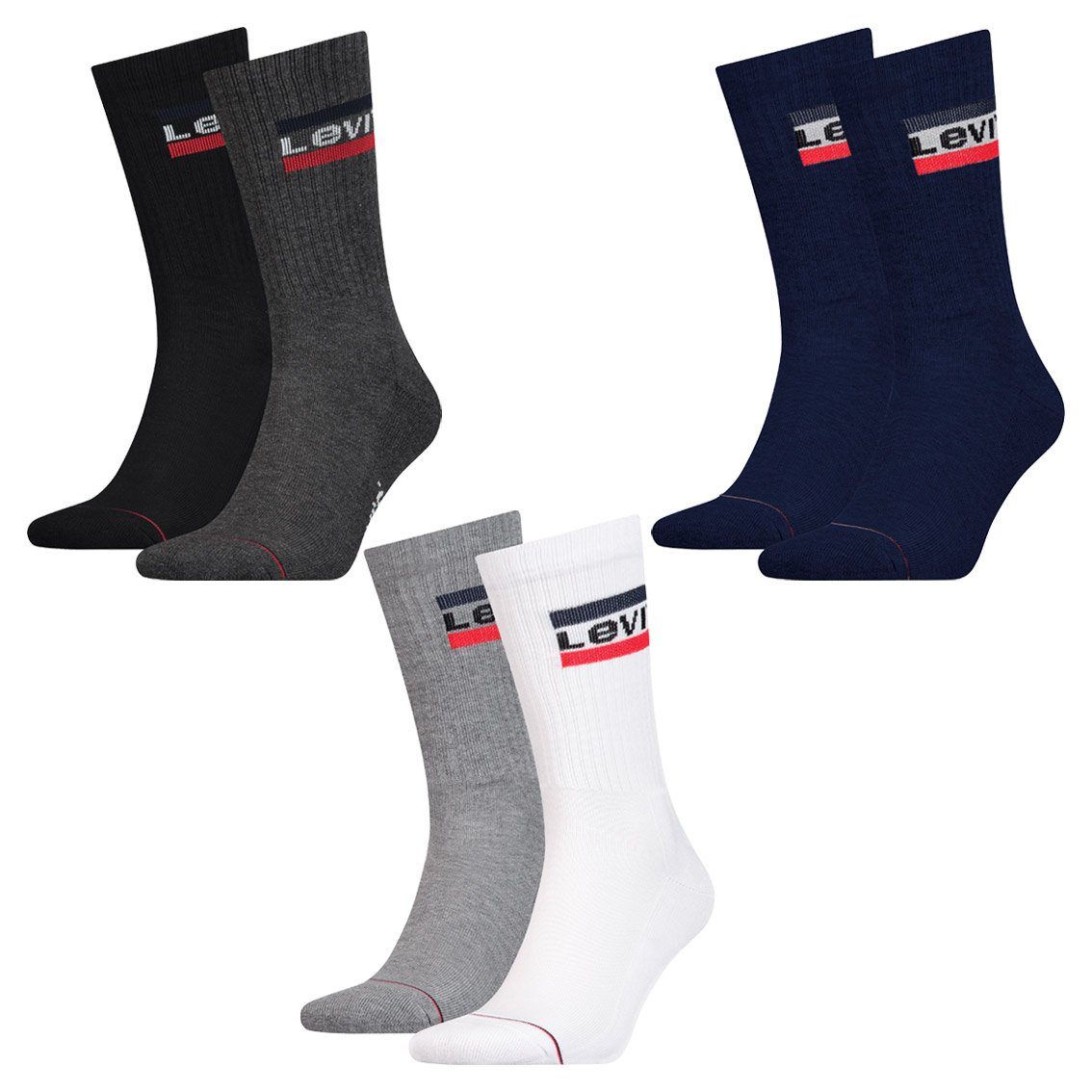 Levi's® Kurzsocken 144NDL Regular Cut SPR (2-Paar) günstig online kaufen