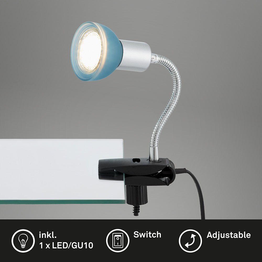 mit etc-shop Klemmleuchte, Klemme LED Leselampe Klemmlampe inklusive, Warmweiß, Leuchtmittel Bett Stecker Bettlampe