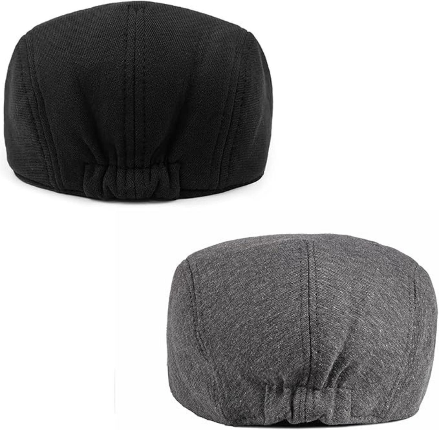 Zaewry Flat Cap Schirmmütze Herren Schiebermütze Driving Cabbie – Bild 5 von 5