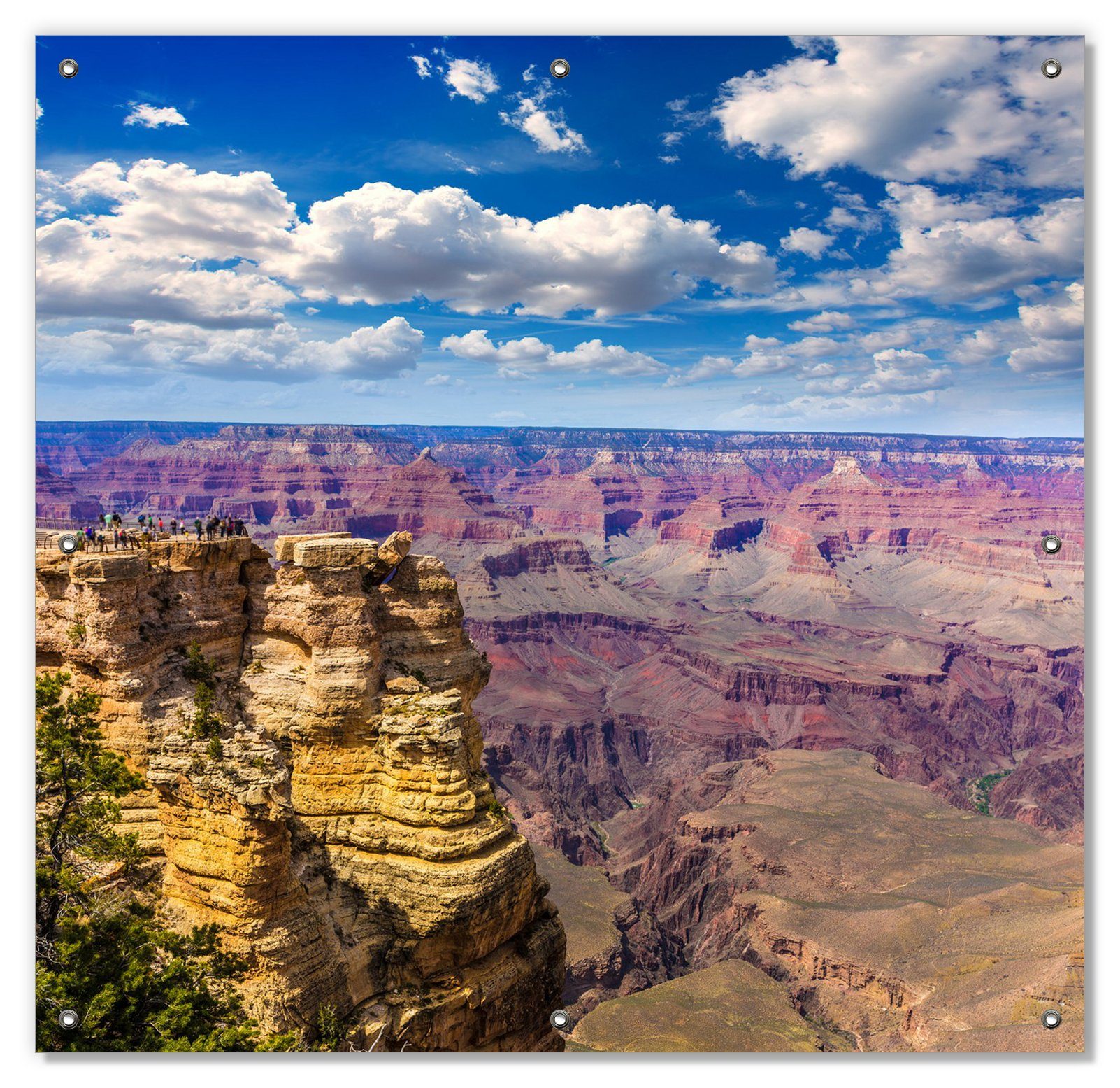 Sonnenschutz Felsenschlucht Wallario, mit Grand und Park Saugnäpfen, im Arizona, blickdicht, Canyon wiederverwendbar wiederablösbar