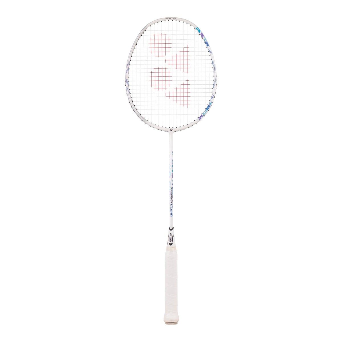 Yonex Badmintonschläger Astrox 02 Clear (kopflastig, sehr flexibel) weiss - besaitet, Gewichtsklasse: 4U/G5