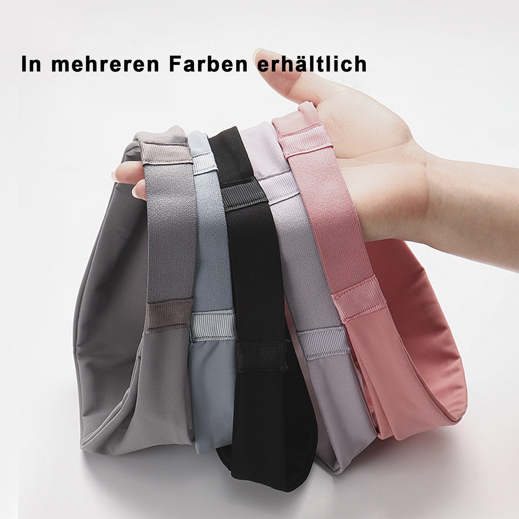 Mutig Stirnband Sport Stirnbänder für Damen& Herren,Antibakterielles Schweißband Stirn (Elastische Haarband Breit) Elastisch rutschfest Haarband für Joggen,Laufen,Fitness,Yoga,Radfahren