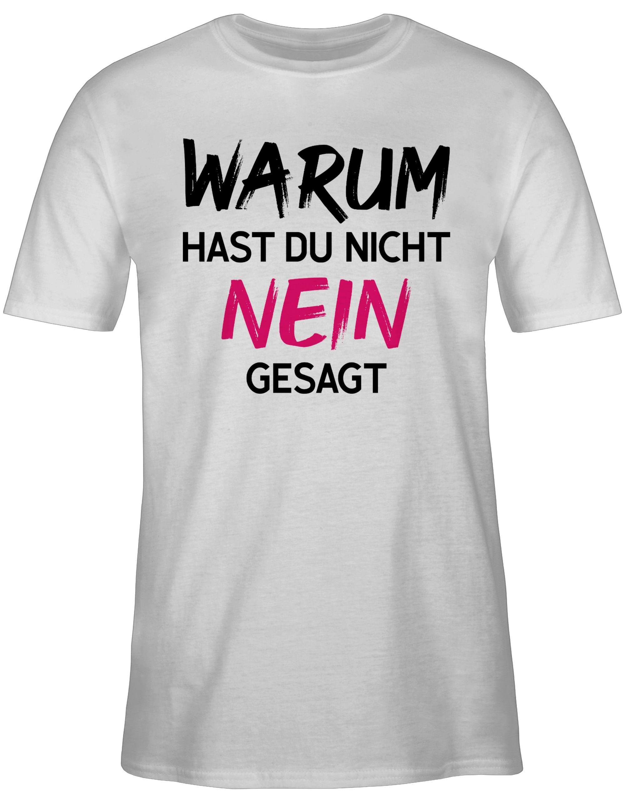 Shirtracer T-Shirt Warum zur hast du günstig online kaufen