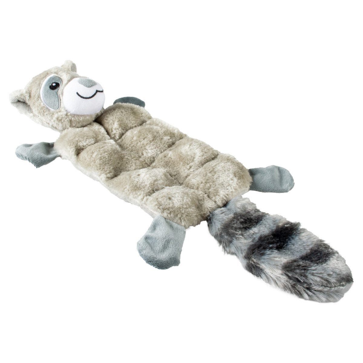 DUVO+ Tierkuscheltier Hundespielzeug Waschbär flach, quietschend günstig online kaufen