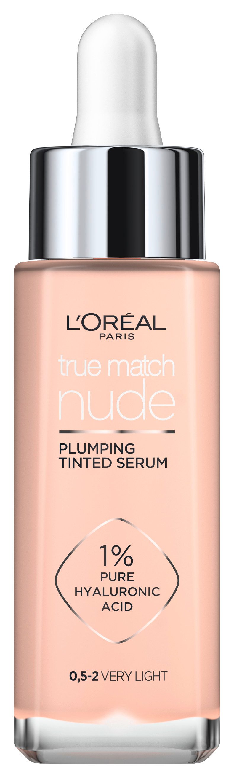 L'ORÉAL PARIS Foundation TRUE MATCH GETÖNTES SERUM, flüssige Textur, mittelstarke Deckkraft, feuchtigkeitsspendend