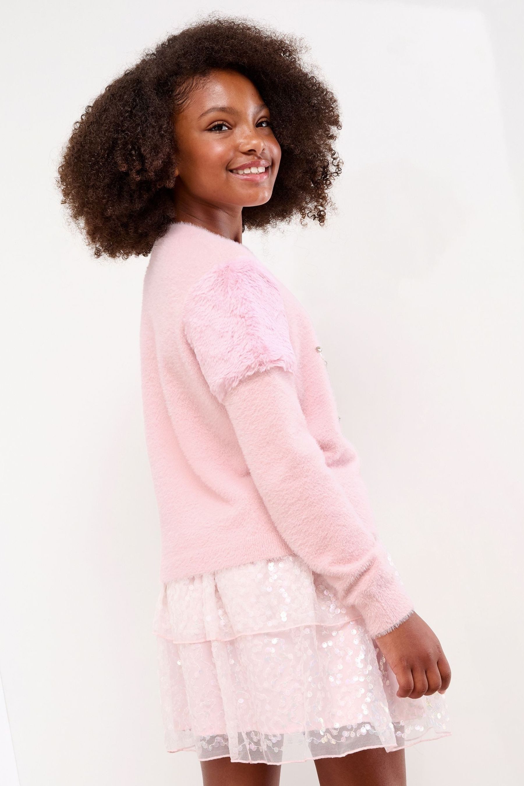 LIPSY Rundhalspullover Lipsy Weihnachten Strickpullover (1-tlg)