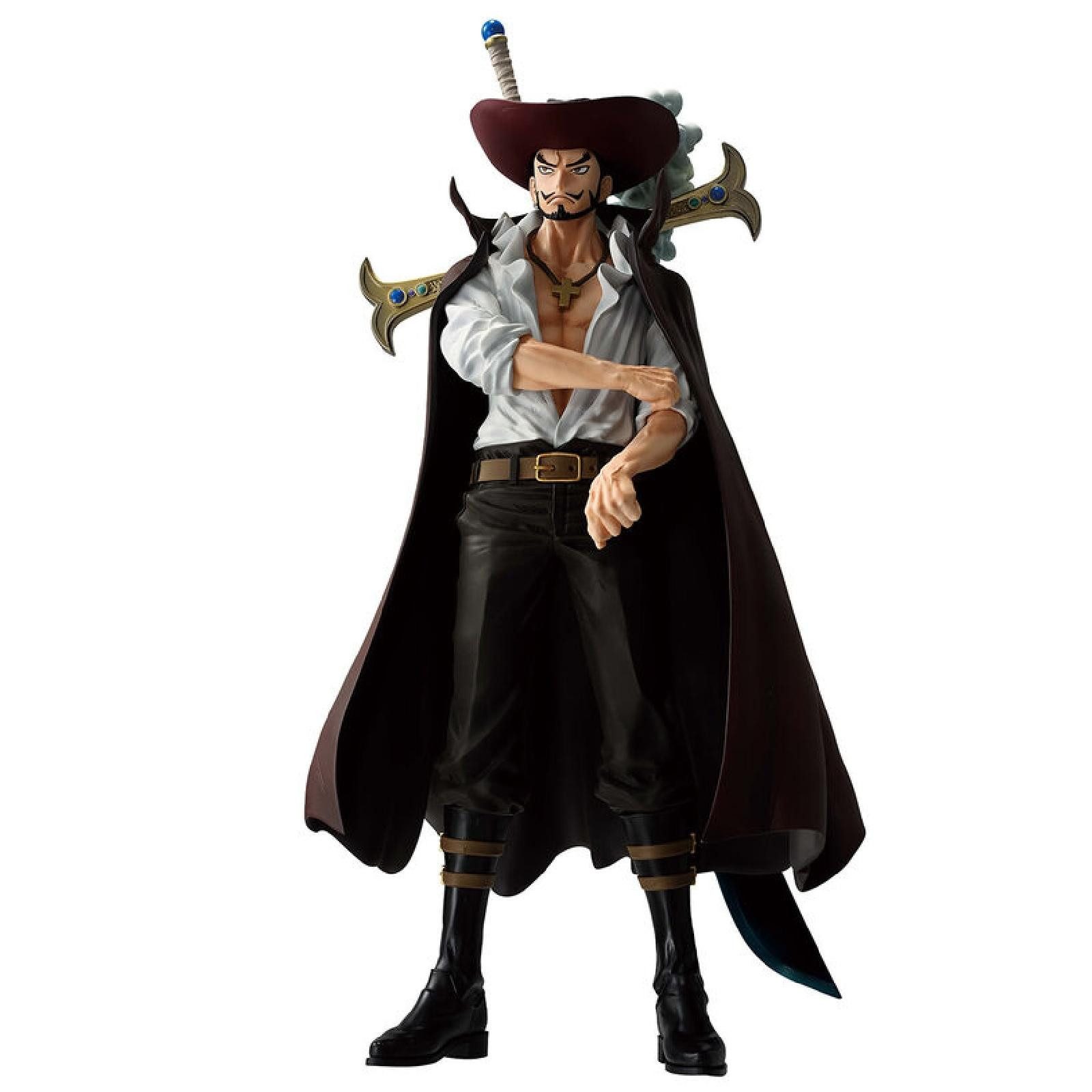 Banpresto Sammelfigur One Piece Beyond The Trials Dracule Mihawk Ichibansho figure 25cm