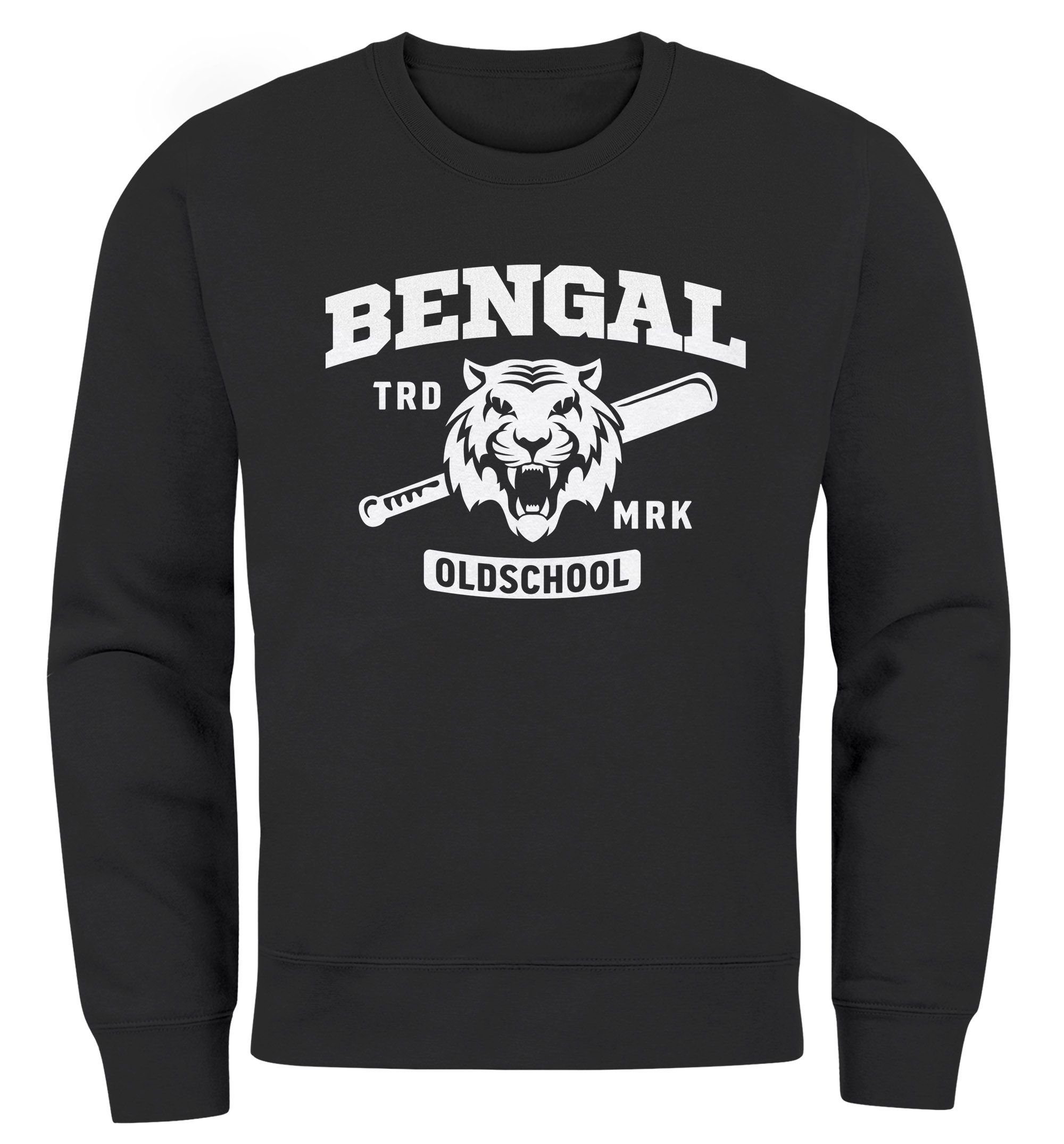 Neverless Sweatshirt Sweatshirt Herren Bengal Tiger günstig online kaufen