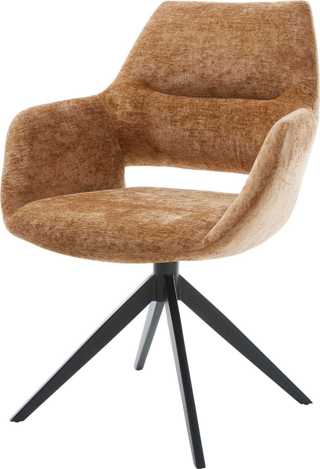 DELIFE Polsterstuhl Yago-Flex, mit Armlehnen Kreuzgestell günstig online kaufen