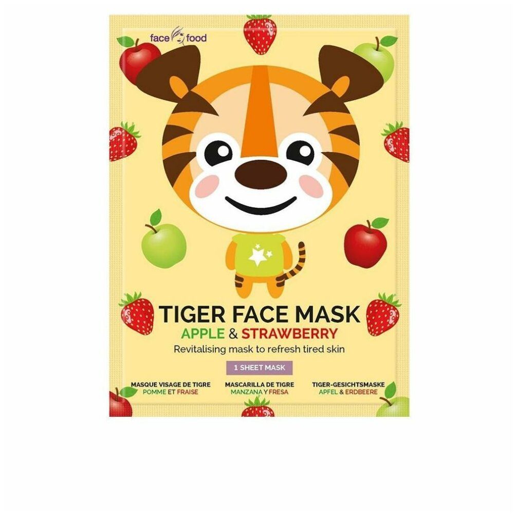 7TH Gesichtsmaske und MASK Jeunesse Montagne TIGRE Erdbeeraroma MASK FABRIC Apfel- von ANIMAL HEAVEN