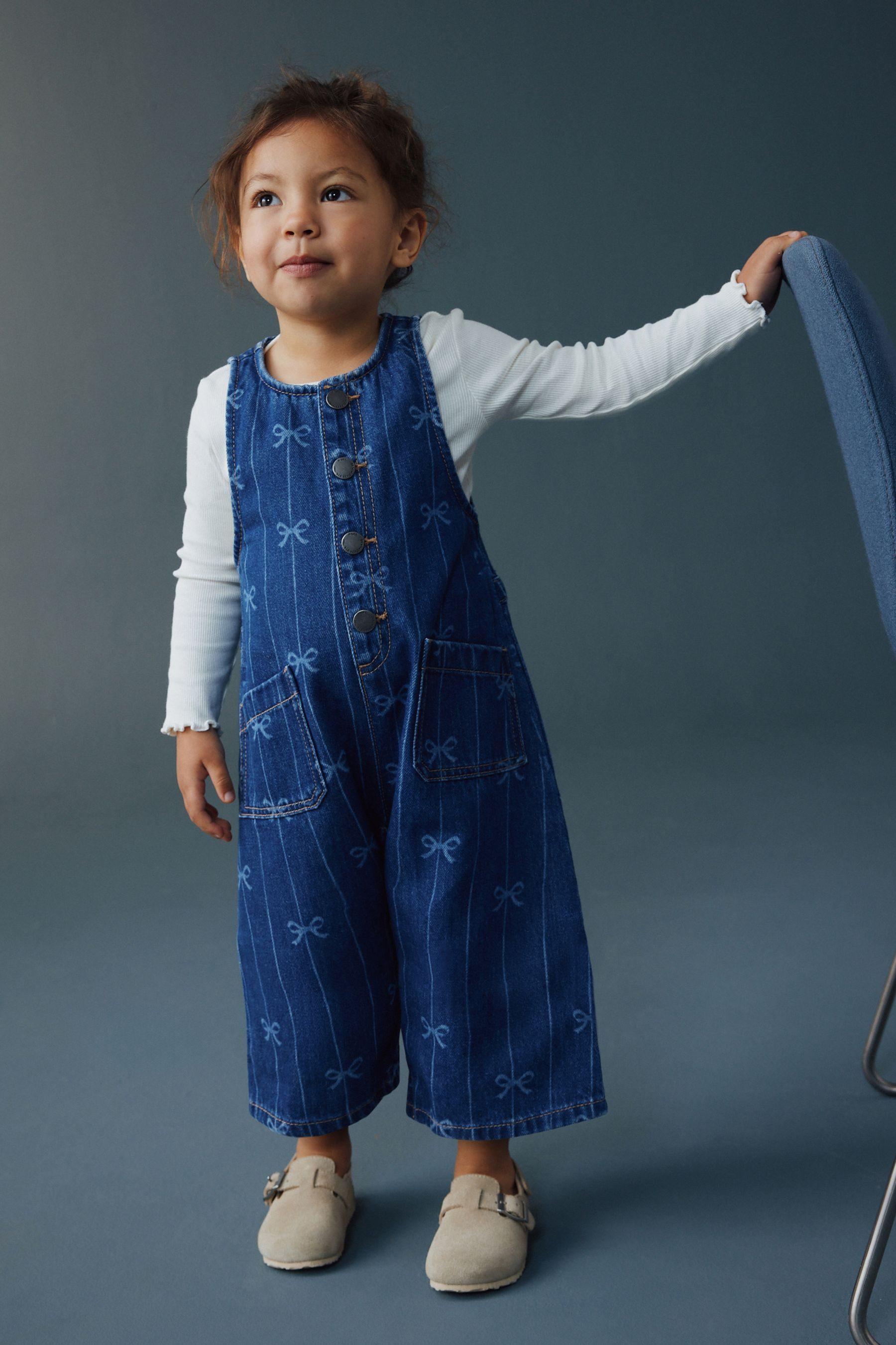 Next Jumpsuit Ärmelloser Denim-Jumpsuit (1-tlg) – Bild 3 von 5