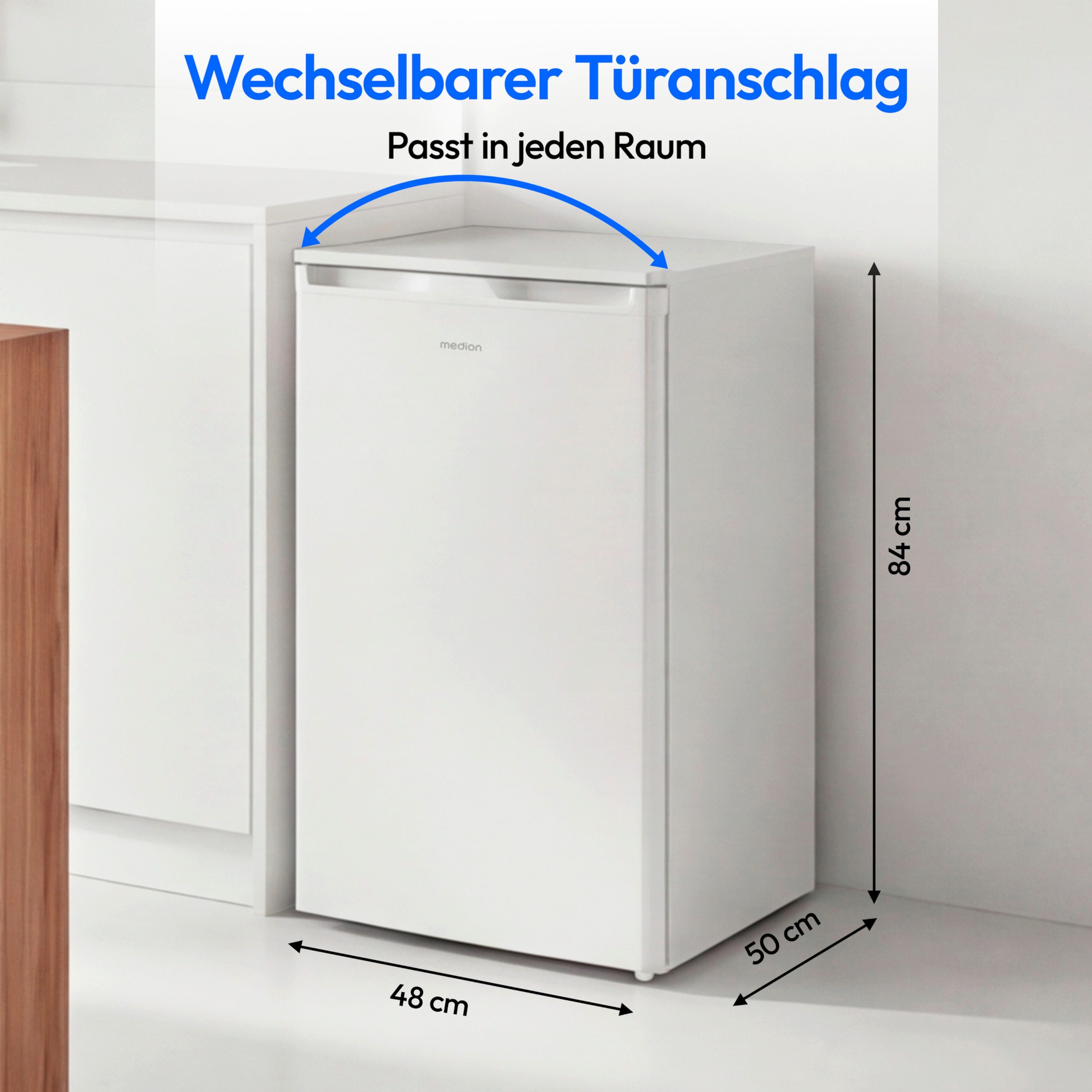 Medion® Gefrierschrank MD370031, 84 cm hoch, 48 cm breit