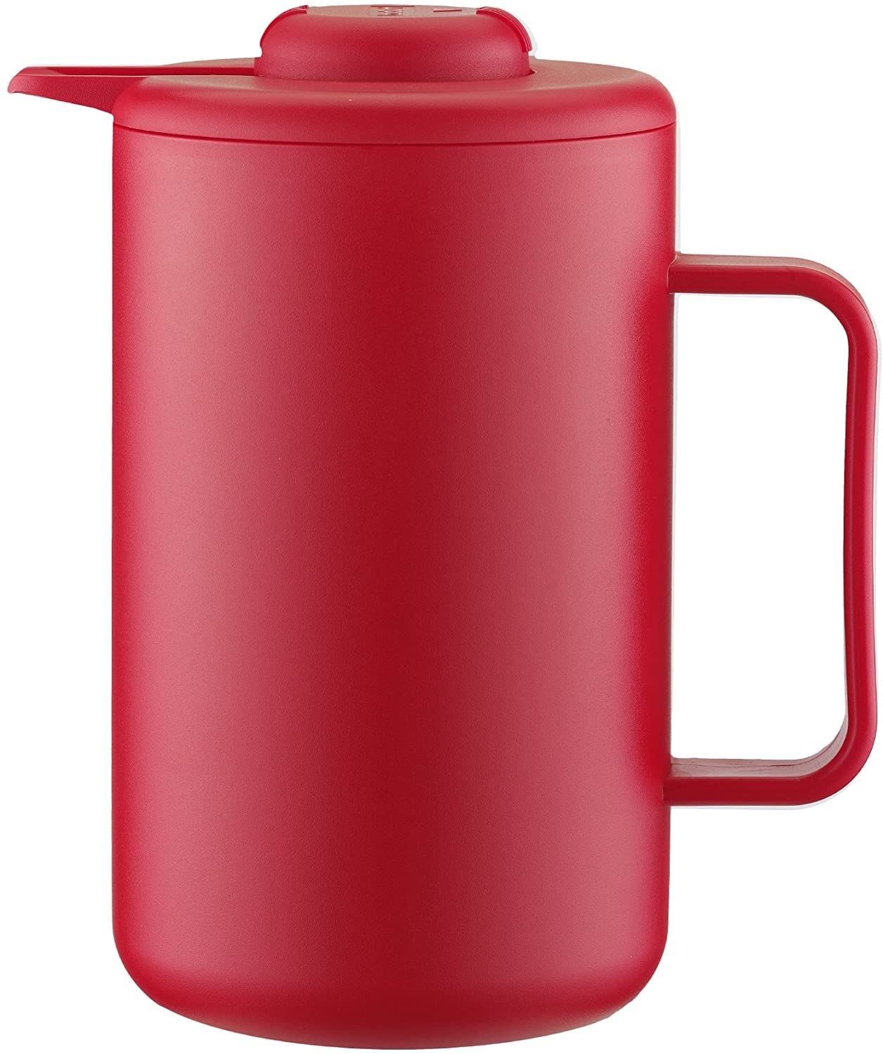 Bodum Isolierkanne Bistro, Kunstoff, mit Edelstahlkern, Fassungsvermögen 1 Liter