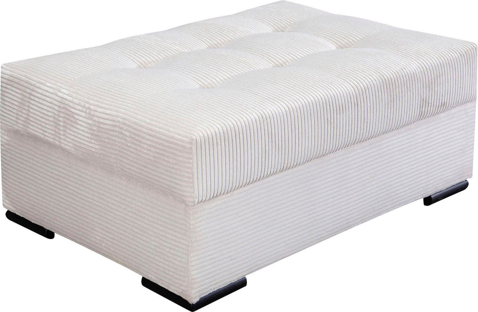 COLLECTION AB Hocker Josy, B: 98 cm, individuell zu kombinieren, Federkern