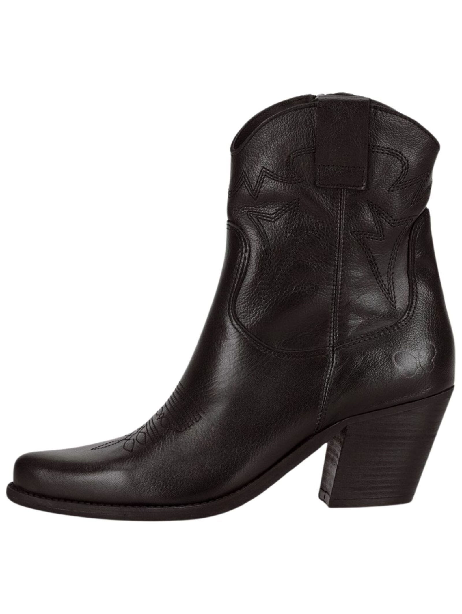Felmini Stiefelette Leder Cowboy Stiefelette günstig online kaufen