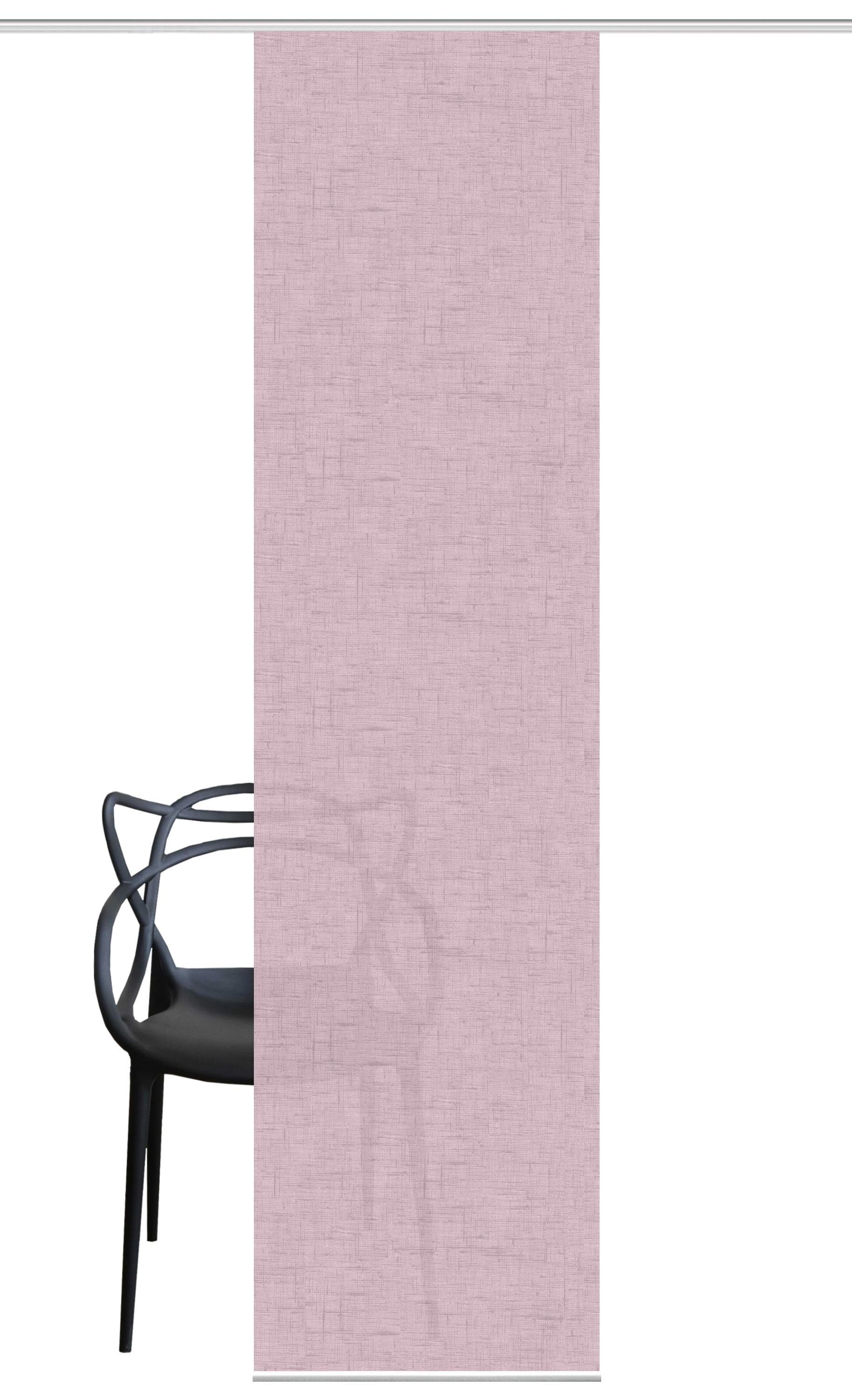 HOME WOHNIDEEN Schiebegardine Schiebegardine PIVE, Digitaldurck, Dekostoff, Seidenoptik 245x60 cm (1 St), Paneelwagen, halbtransparent, 100% Polyester
