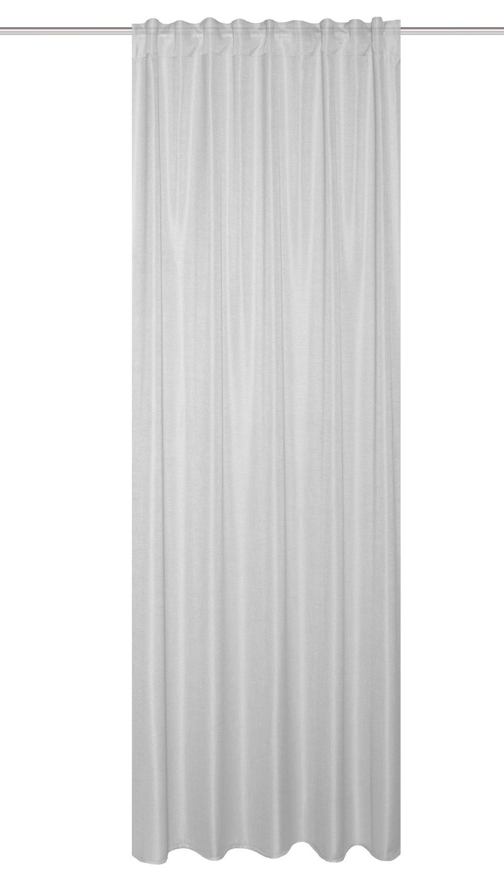 HOME WOHNIDEEN Vorhang 080530 Kombiband Fertigschal SOFTY halbtransparent (1 St), Multifunktionsband, halbtransparent, Polyester