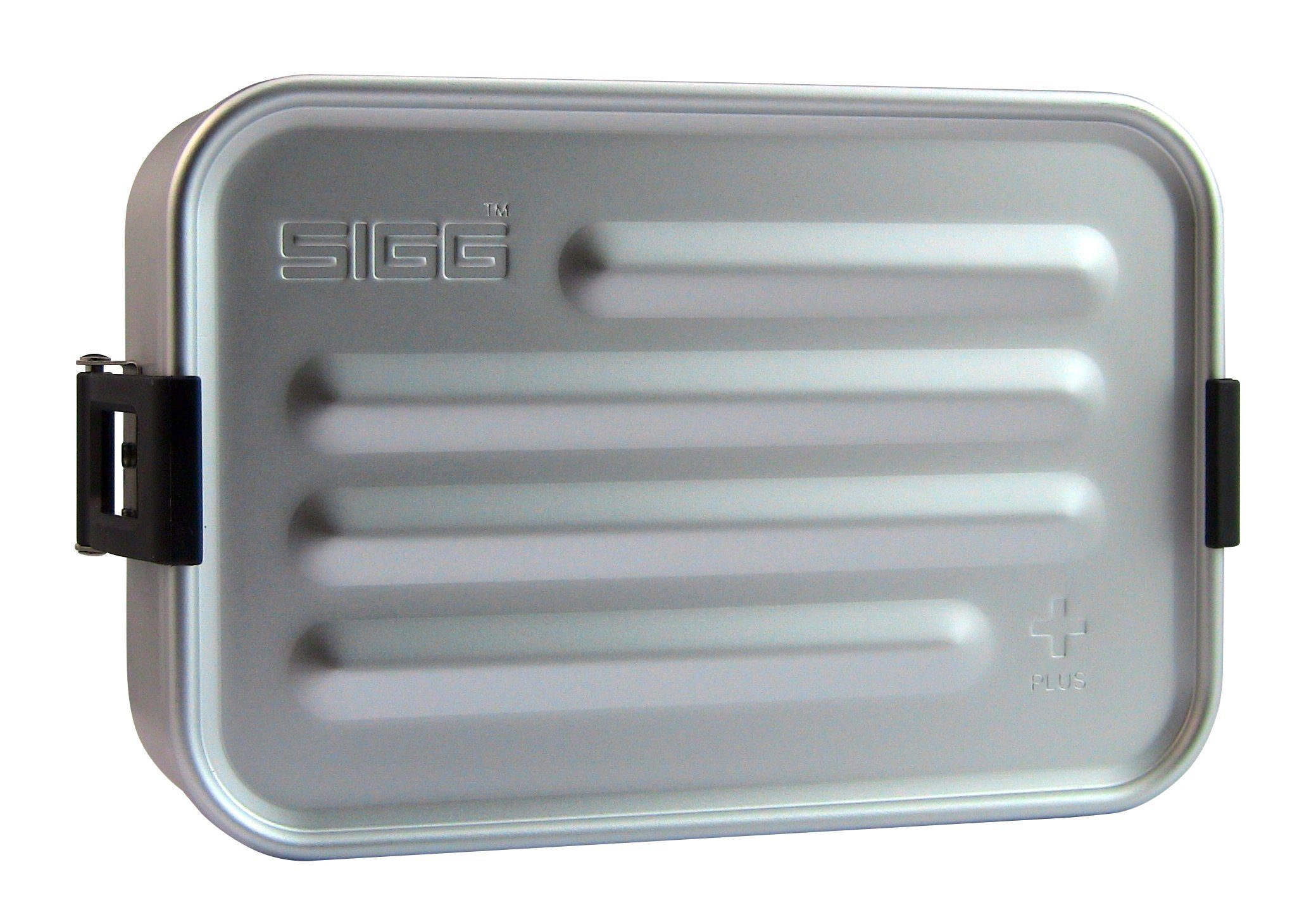 Sigg Lunchbox Alu Metal SIGG Brotdose, silber 'Plus', Box Frühstücksdose