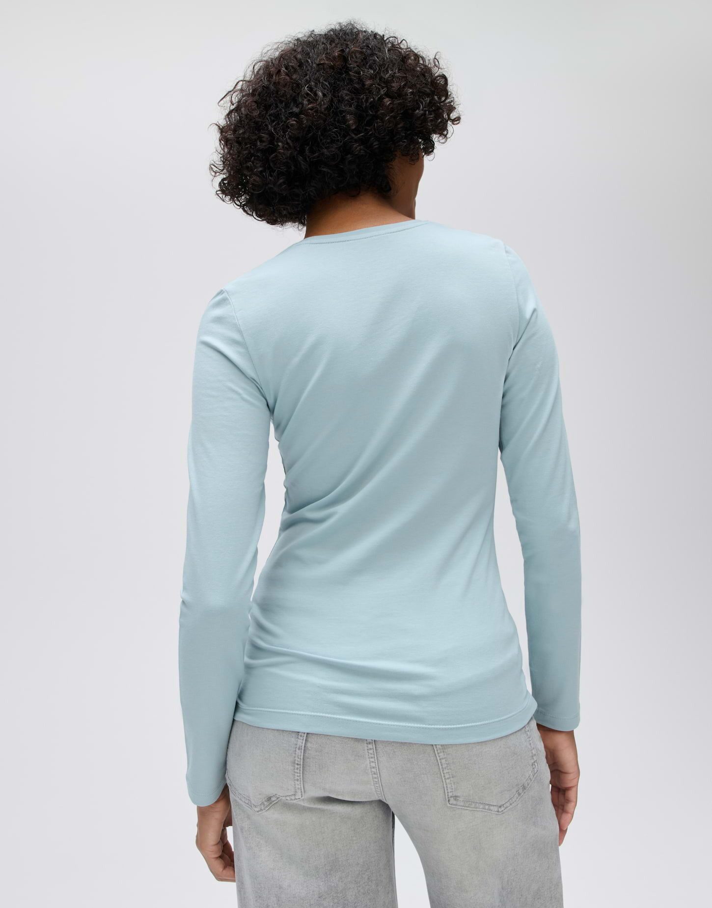 OPUS Langarmshirt SMILLA Slim Longsleeve aus Jersey – Bild 3 von 5