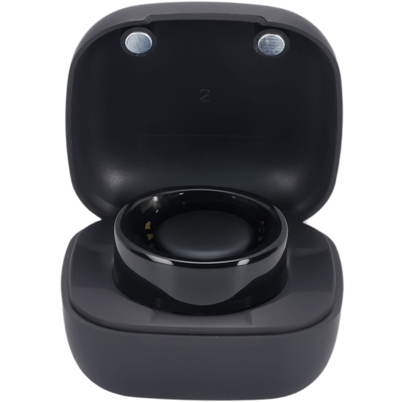 shop'n smile ideoon Smart Ring Smart-Ring Keramik Fitness & Schlaf-Tracker IP68 60/63/65cm, Keramik-Tracker mit 24 Sportmodi, Vital-Analyse & 200mAh Ladebox