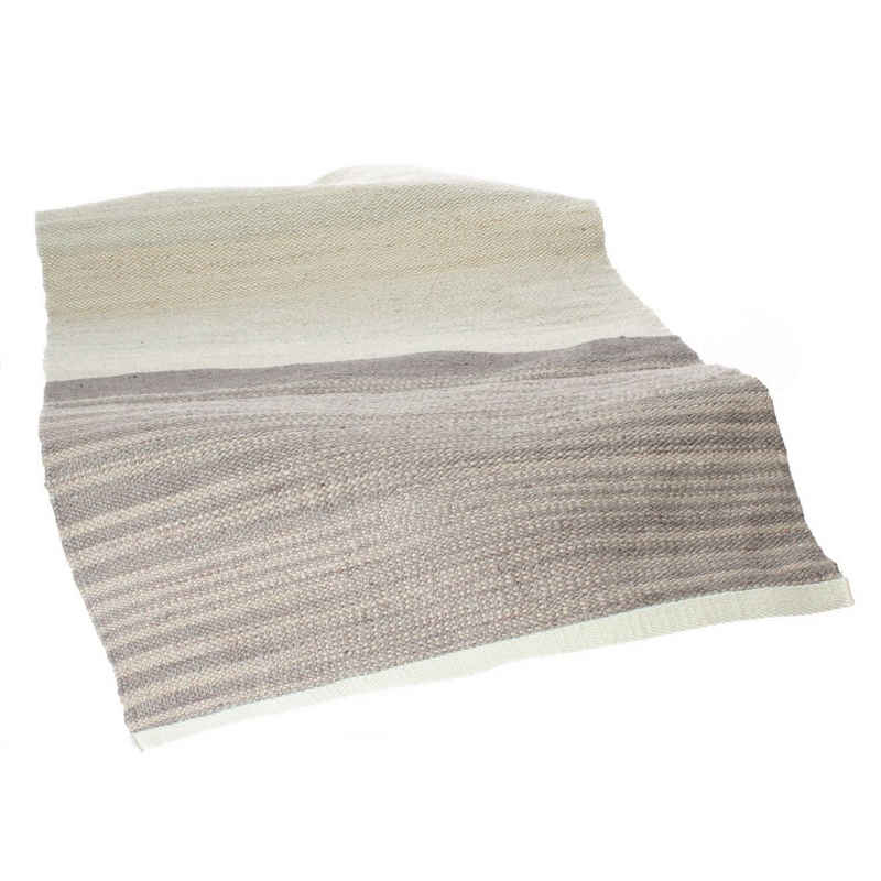 Fußmatte 100x60 cm Polyester mehrfarbig grau