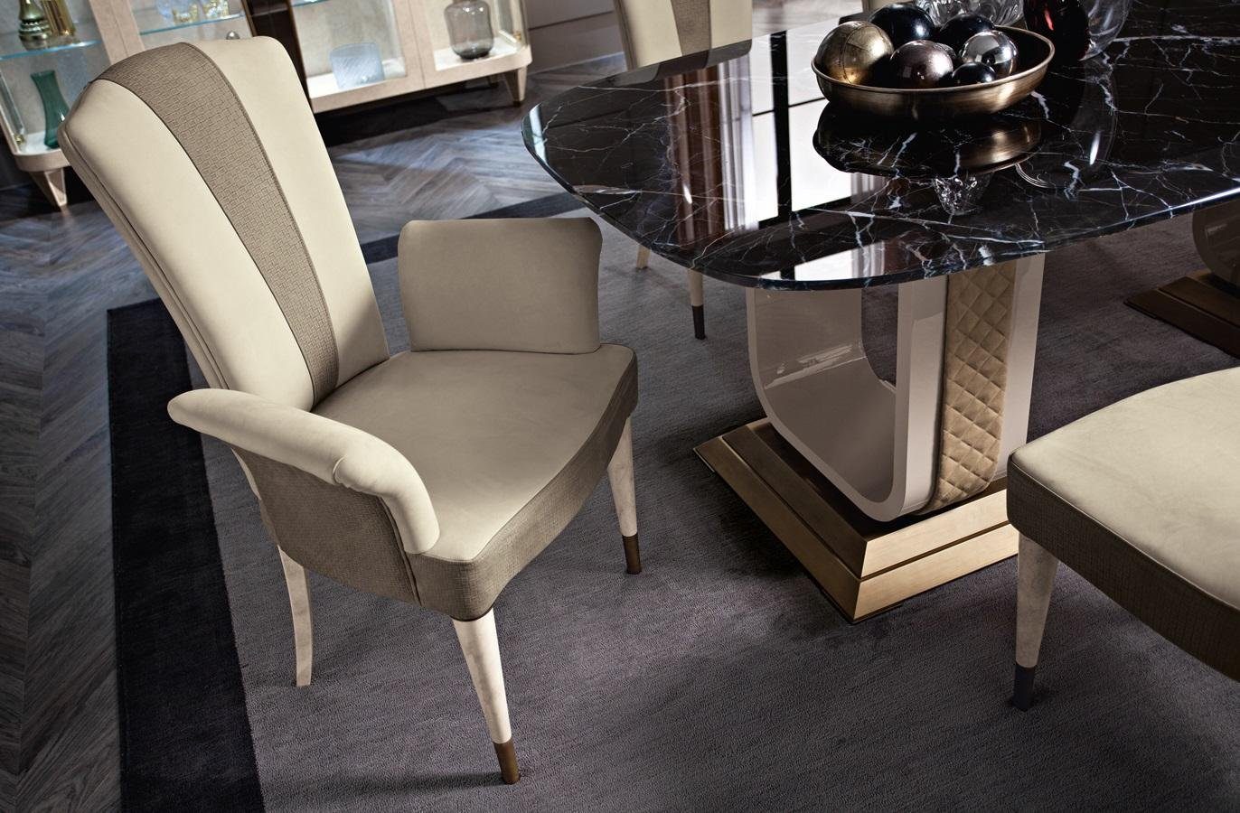 Stuhl, Stuhl Modern Lehnstuhl Armlehne Stühle Design 1x Esszimmer JVmoebel Stühle