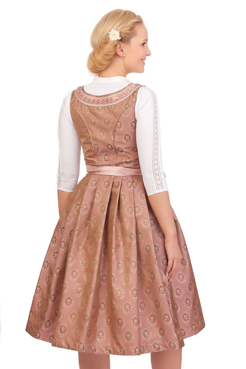 MarJo Dirndl Midi Dirndl 2tlg. - LUCILLA - altrosa