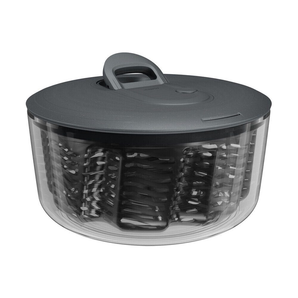 zyliss Salatschleuder Salatschleuder 27 cm EasySpin schwarz, Salatschleuder, Ø27cm, Edelstahl, schwarz