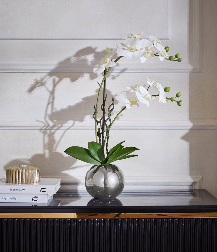Kunstorchidee »Cosidena« Orchidee, Guido Maria Kretschmer Home&Living, Höhe 60 cm, Kunstpflanze, im Topf aus Keramik-HomeTrends