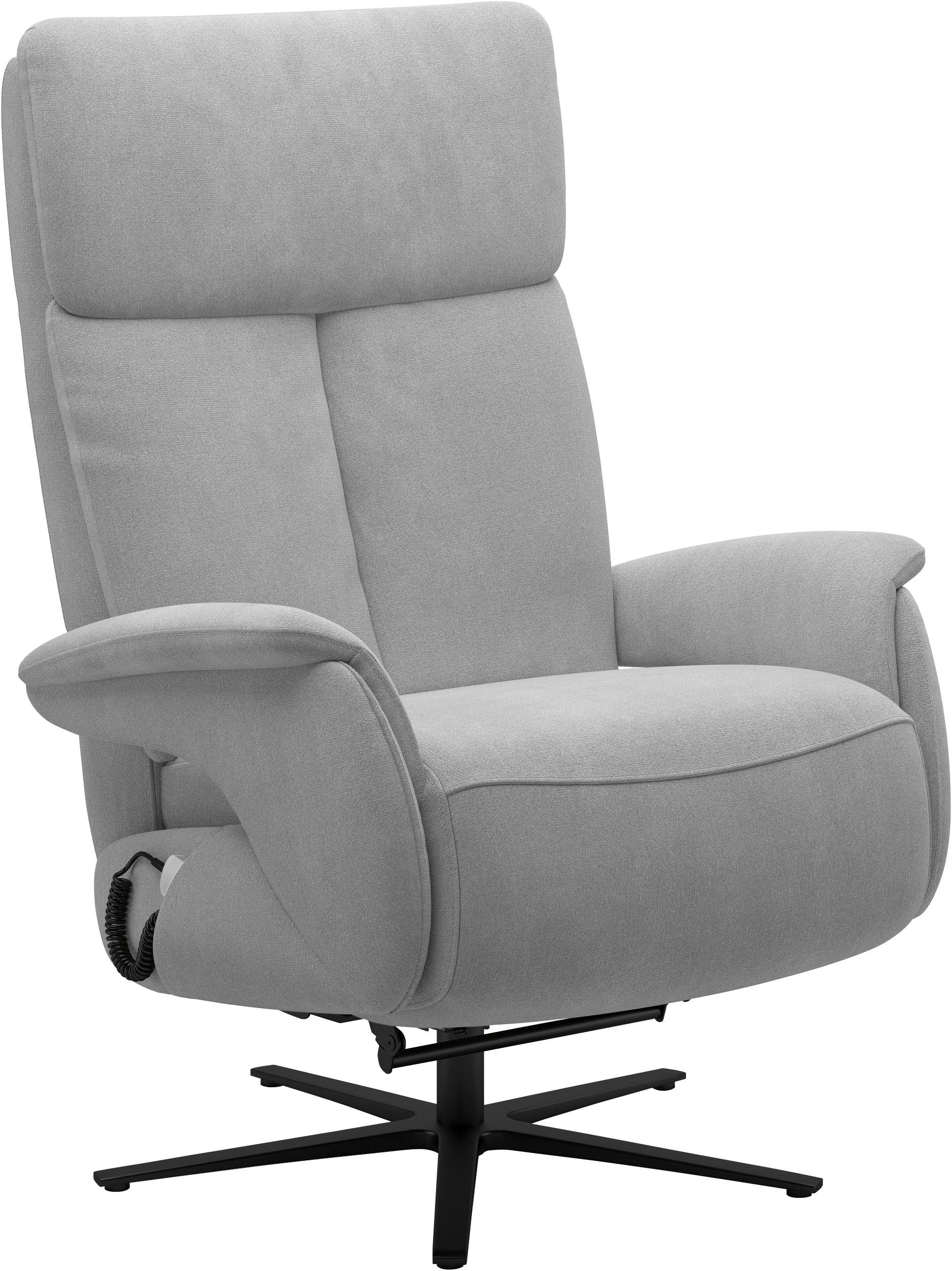 sit&more TV-Sessel Triple Seven Xtra large, bis 200kg belastbar, mit Herz-Waage Funktion, inkl. Kopfteil- & Drehfunktion, wahlweise mit Akku und Aufstehhilfe
