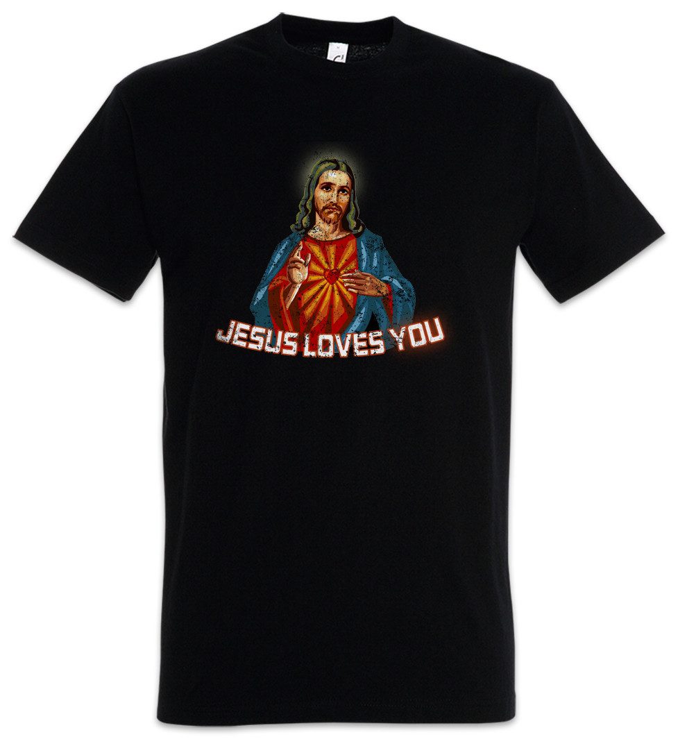 Urban Backwoods Print-Shirt Jesus Loves You günstig online kaufen