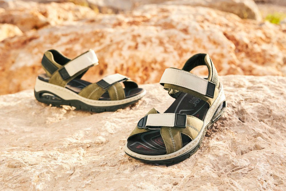 Rieker Trekkingsandale Outdoorsandale, Sommerschuh, Klettschuh mit Rieker A günstig online kaufen