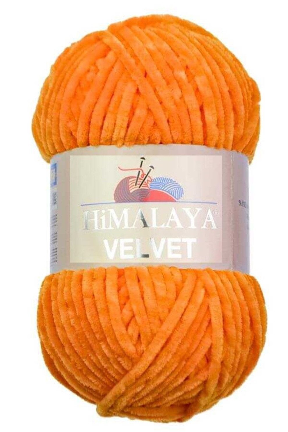 Himalaya Velvet Wolle - 100% Micro-Polyester, 100g/120m, Stärke 6 Super Bulky Häkelwolle, 120 m (Einzel-Pack, 1-St., Wolle), Superbauschiges Chenille Garn
