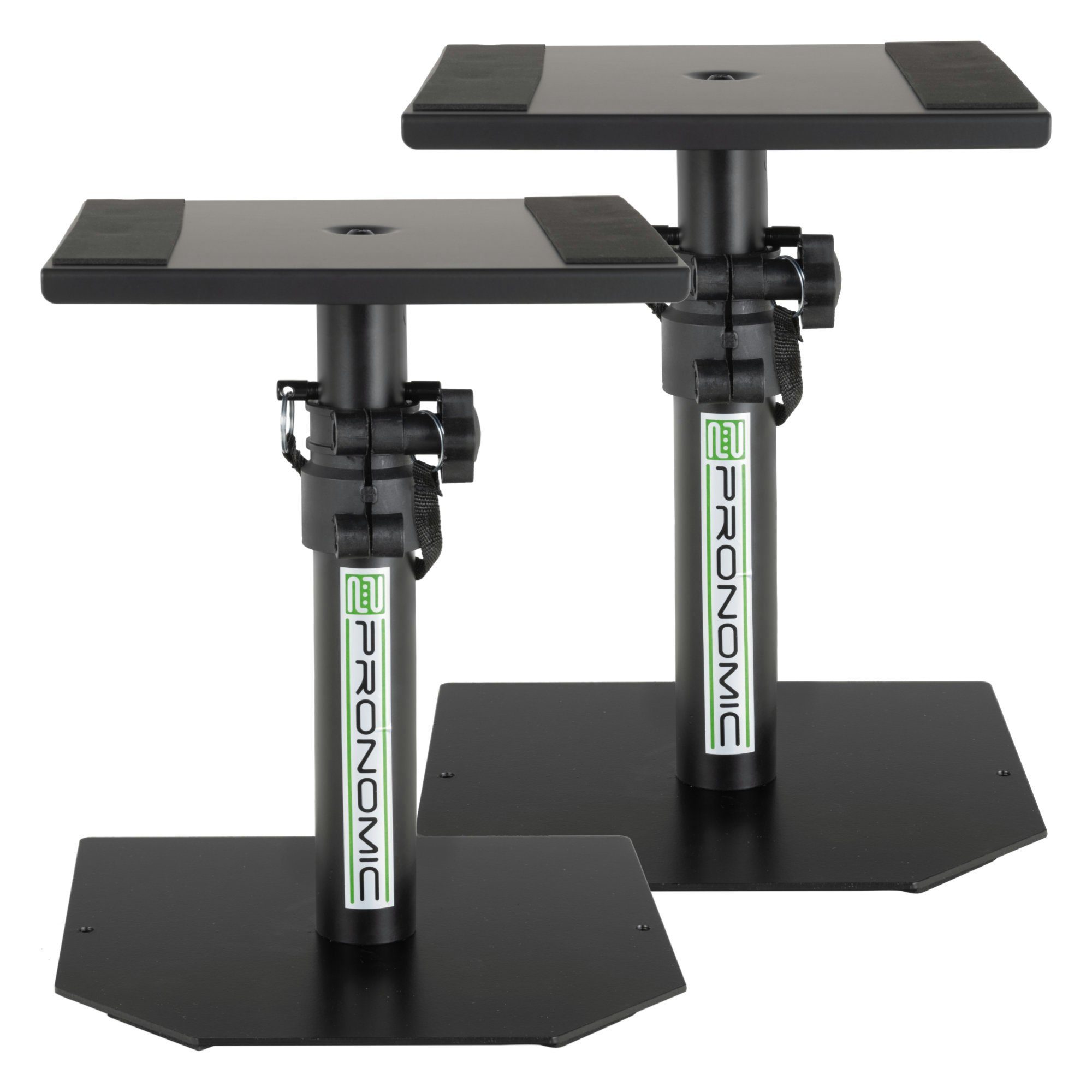 Pronomic Lautsprecherständer Tischstative Paar für Studio Monitore - Hohe Ausführung, (bis 0 Zoll, SLS-36P, 2-tlg., Paar Boxenstative, Lautsprecherstative höhenverstellbar bis 41 cm)