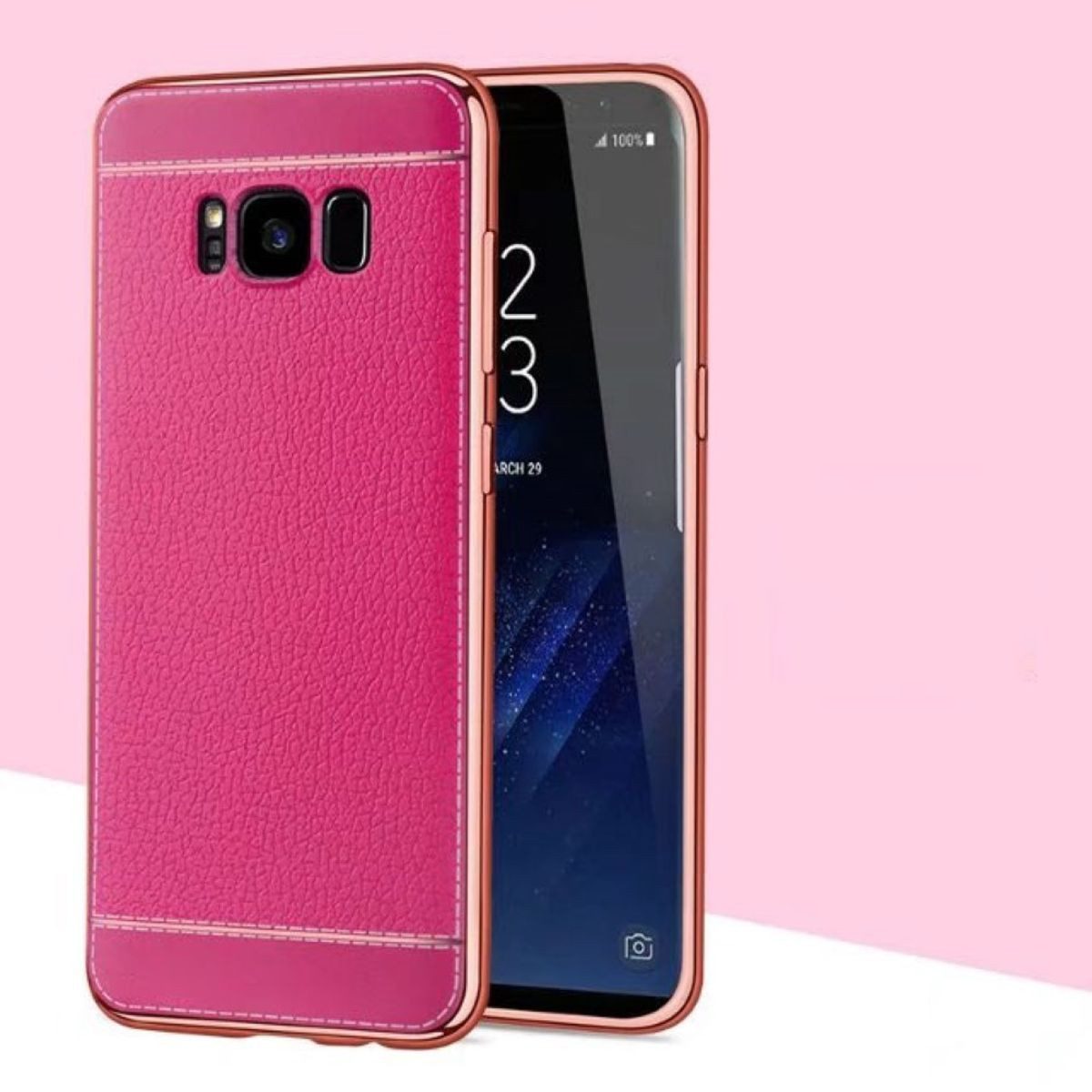 König Design Handyhülle Samsung Galaxy A5 (2016), Samsung Galaxy A5 (2016) Handyhülle Backcover Rosa