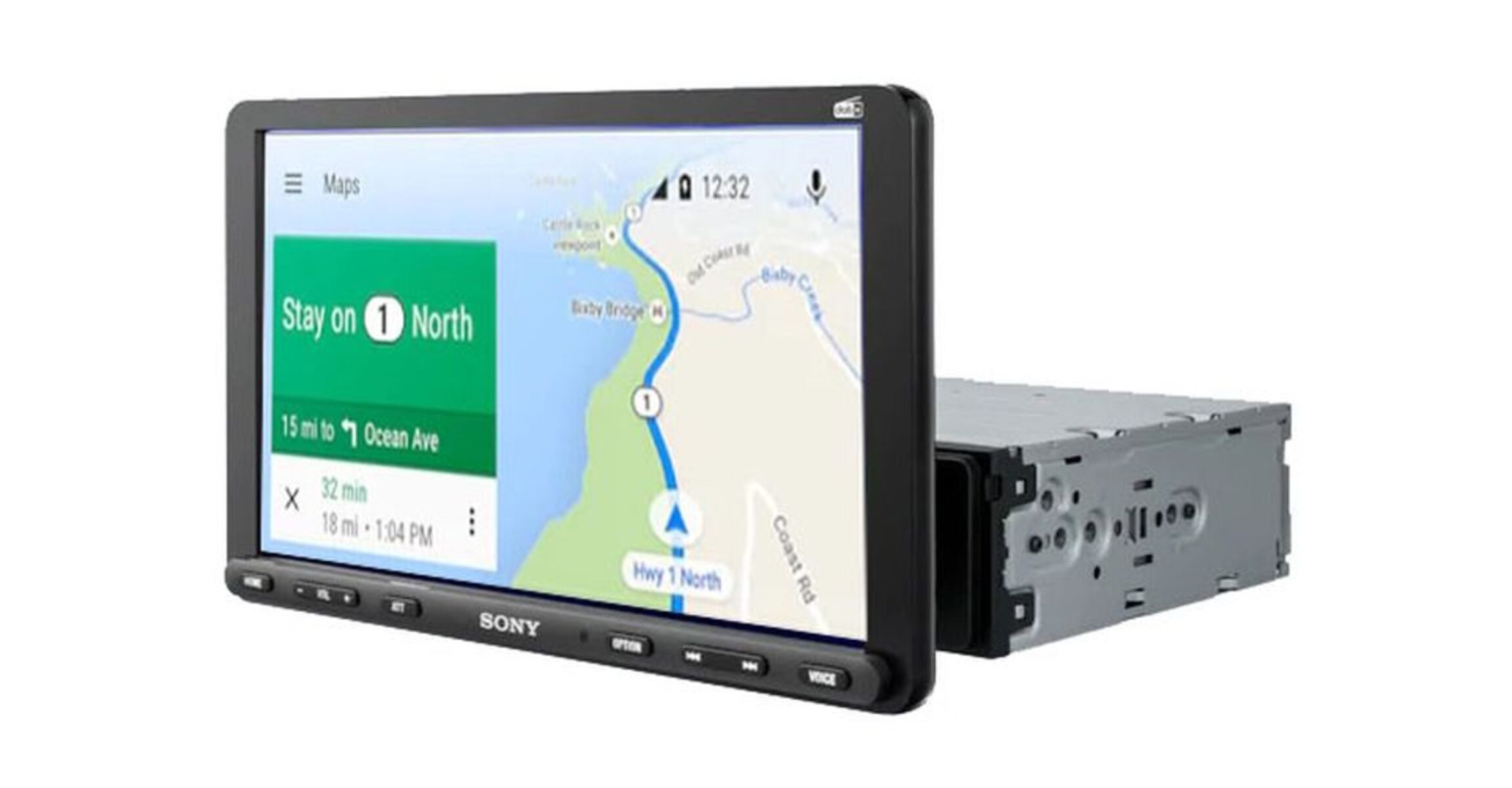 Sony XAV-AX8050DANT Autoradio inkl. DAB+ Antenne 8,95 Zoll Autoradio (RDS, AM/FM Radio, Animiertes Display, Bluetooth, DAB+, Eingebauter Equalizer, Freisprecheinrichtung, Touchscreen, DAB, 1 DIN)