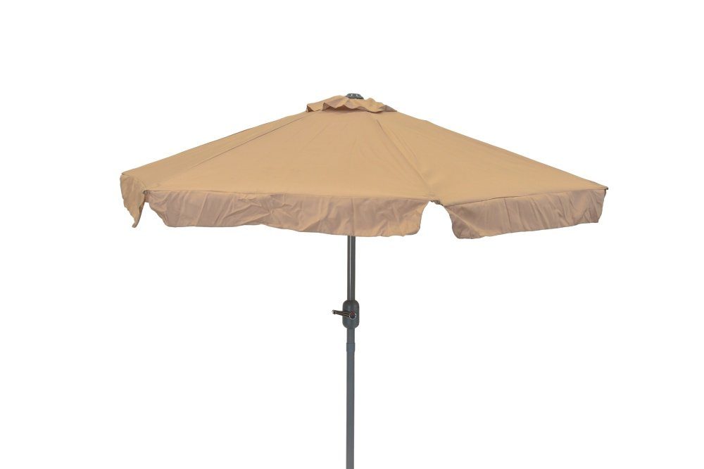 MERXX Sonnenschirm Beige, abknickbar