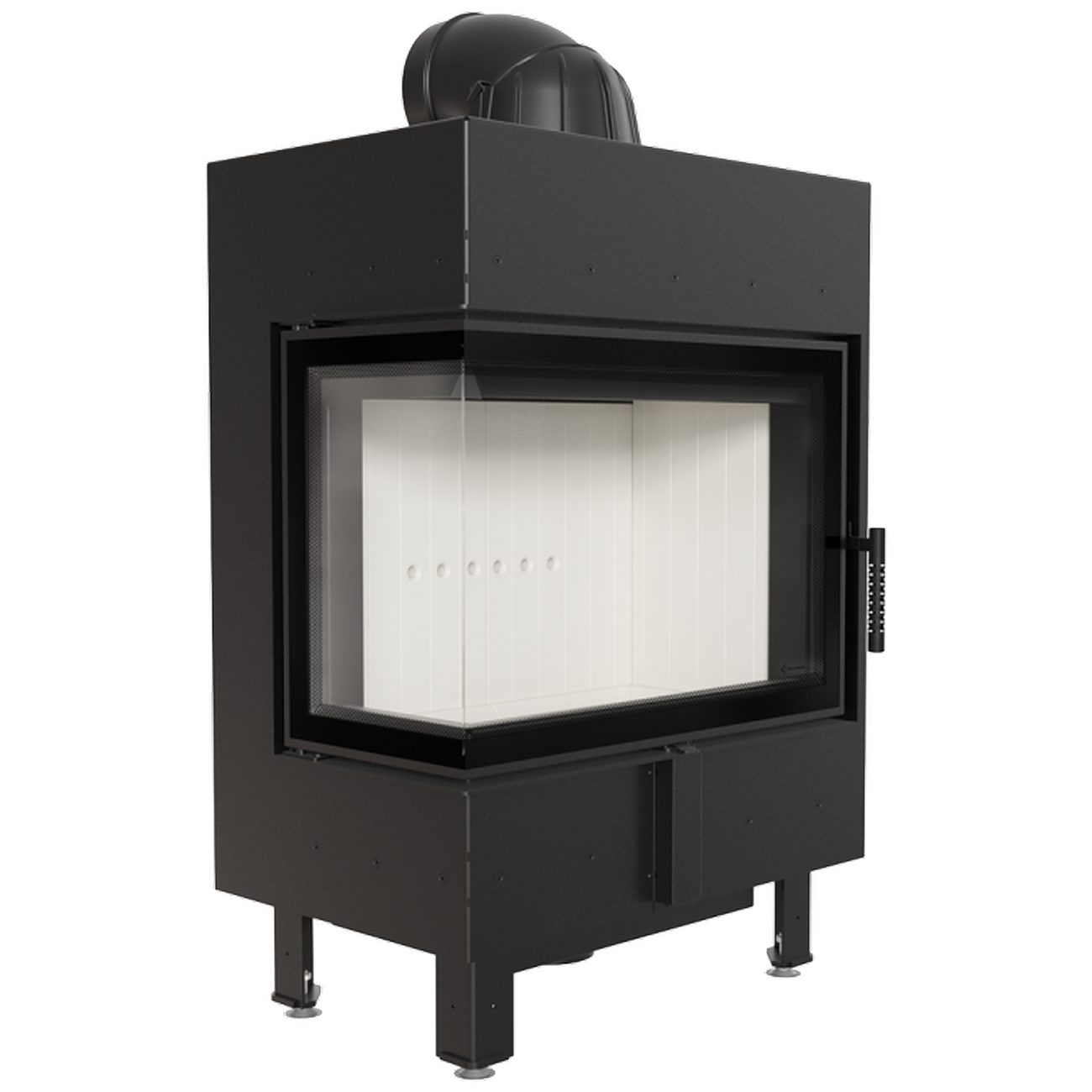Kratki Камины KAMINEINSATZ AUS STAHL LUCY LINKS 12 KW Ø 200 BImSchV 2