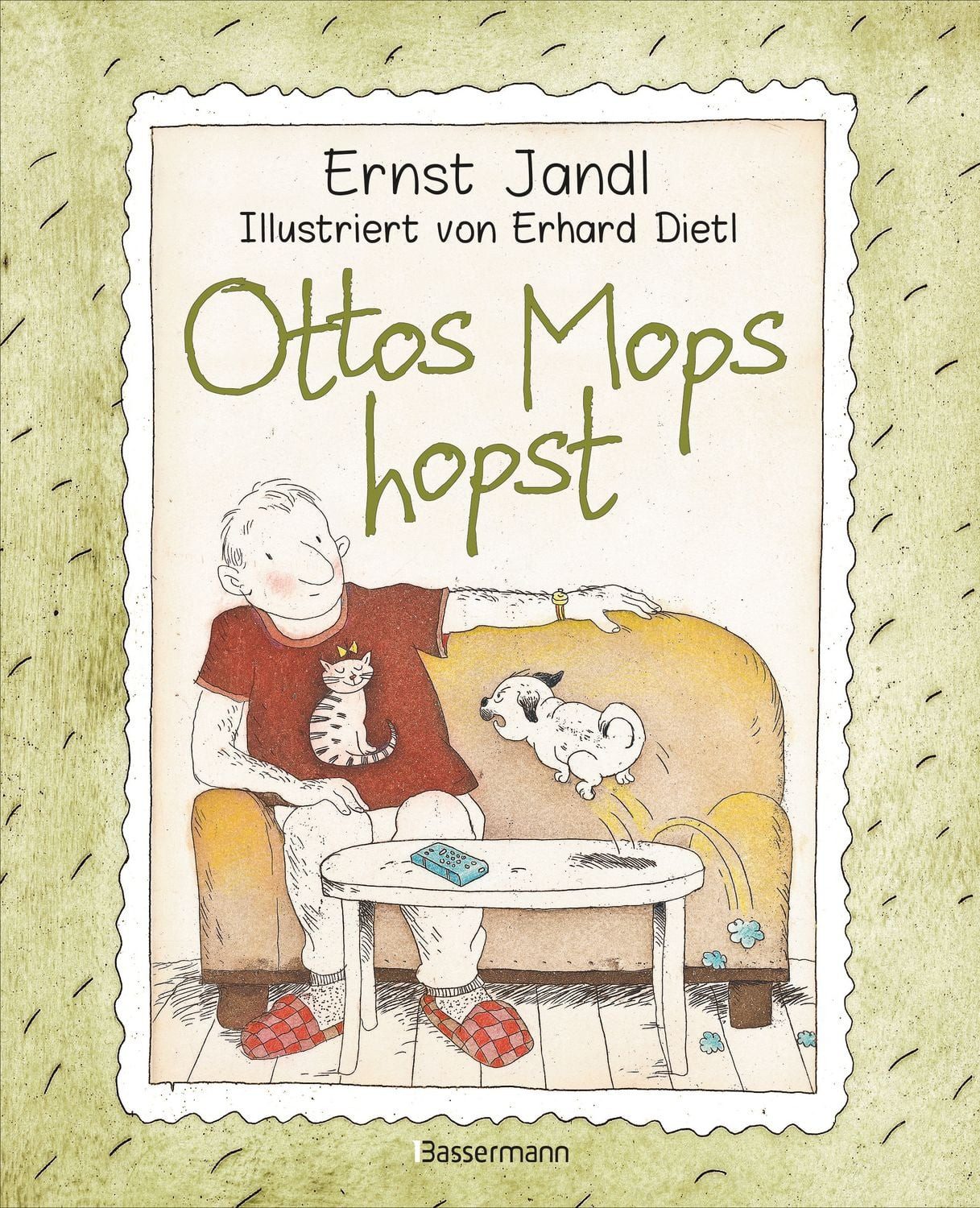 Ottos Mops hopst - Absurd komische Gedichte vom Meister des Sprachwitz / Ernst Jandl, Mit kongenialen Farbradierungen von Olchi-Erfinder Erhard Dietl