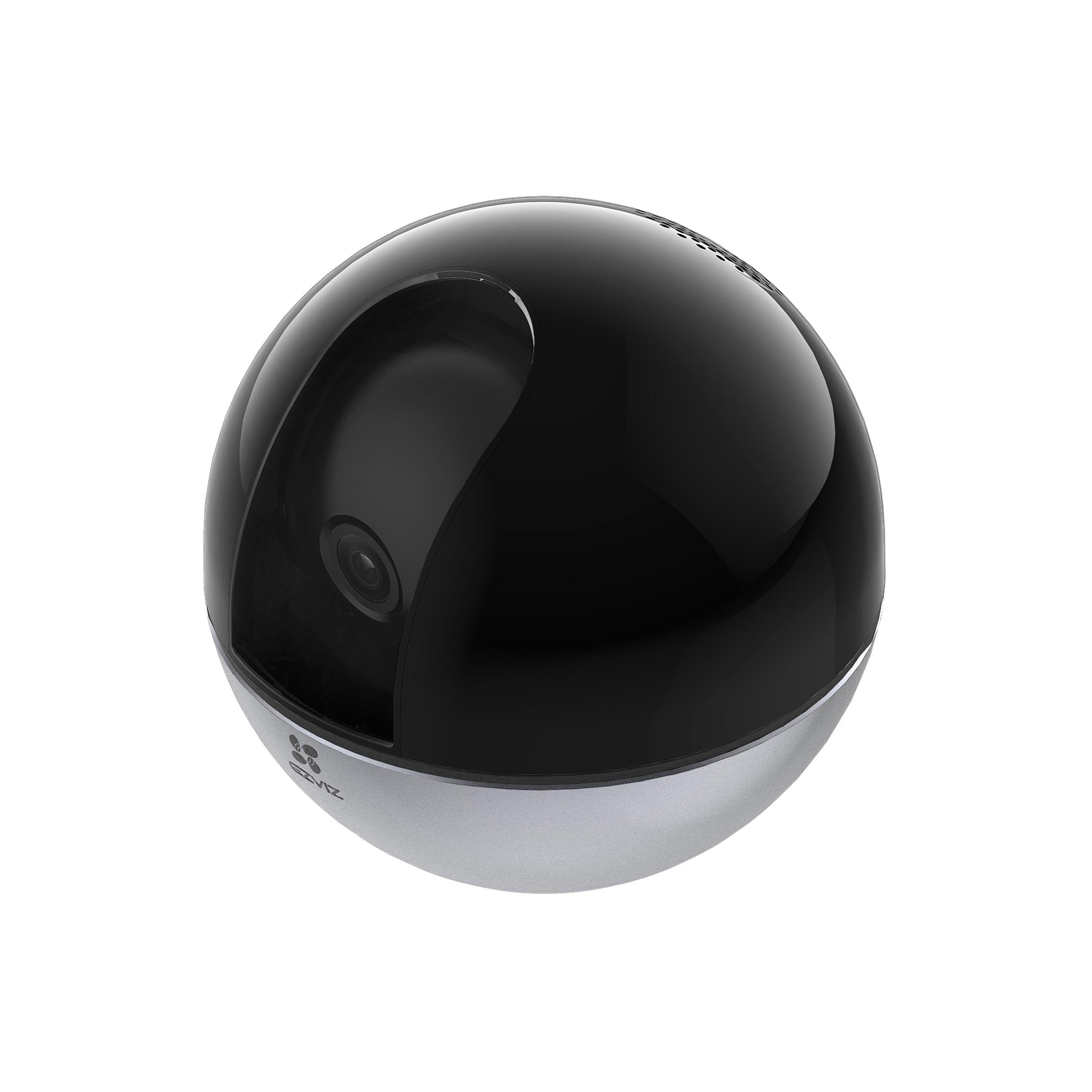 EZVIZ Überwachungskamera C6W 4 MP 2K WLAN mit Schwenk- und Neigefunktion (Innenbereich, 360° Panorama-Ansicht, Personenerkennung, Bewegungsverfolgung, Zwei-Wege-Audio, Nachtsicht bis 10 Meter)