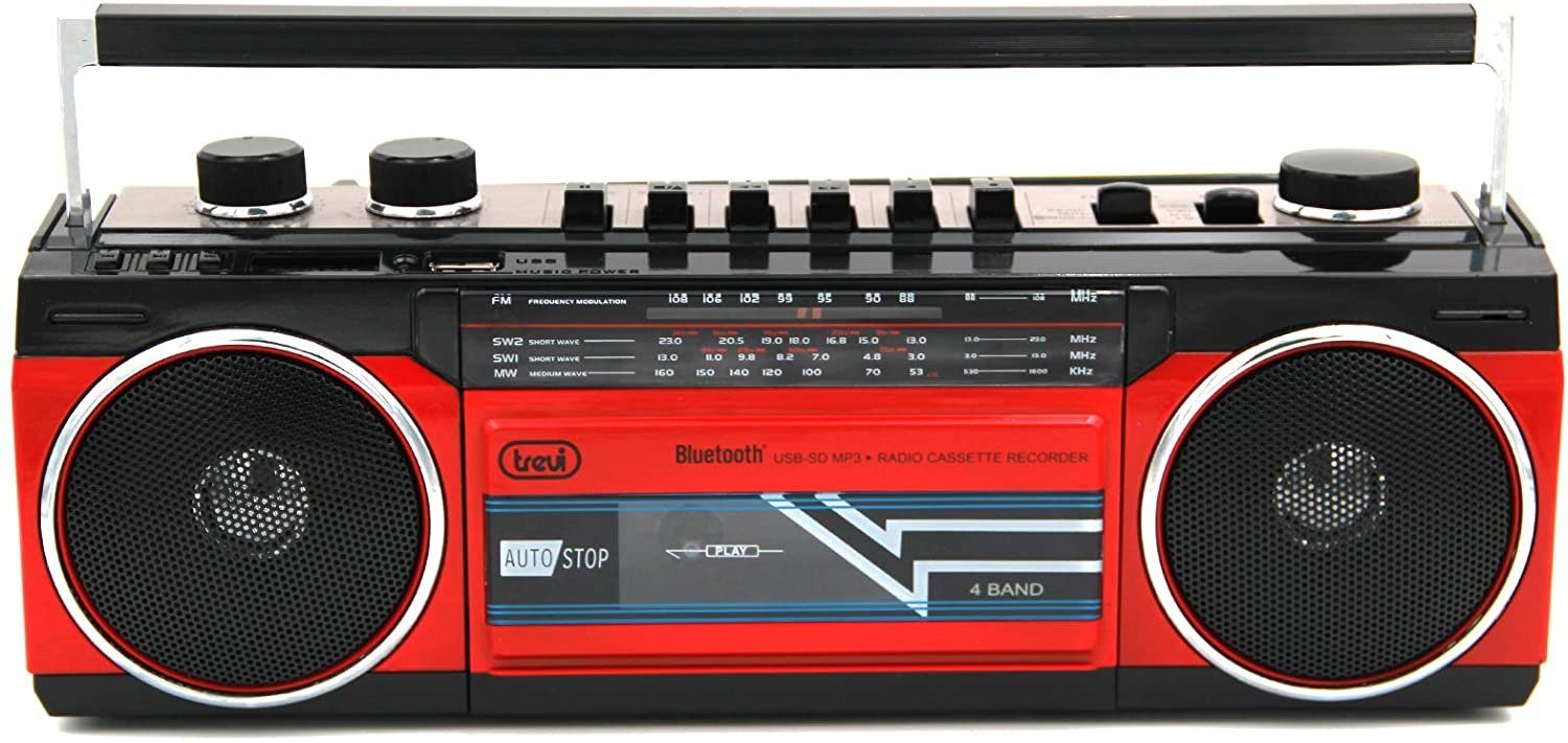 trevi »RR 501 BK Radiorecorder - AM, FM und SW Tuner, abgespielte Medien:  Kassette, microSD-Karte und USB Flash Stick« Retro-Radio online kaufen |  OTTO
