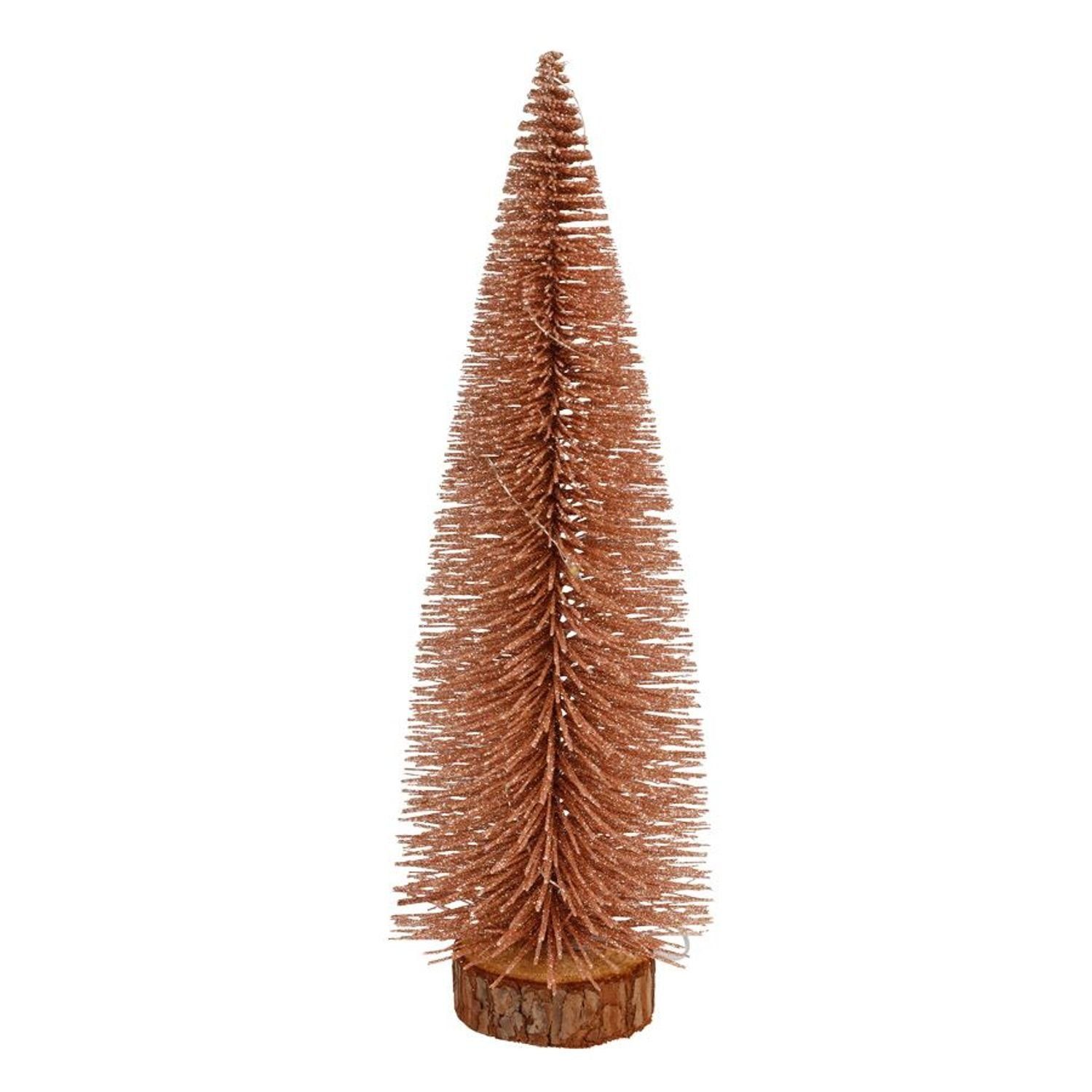 BURI Dekofigur Deko-Tannenbaum mit Glitzer und 10 LEDs 30cm Warmweiß günstig online kaufen