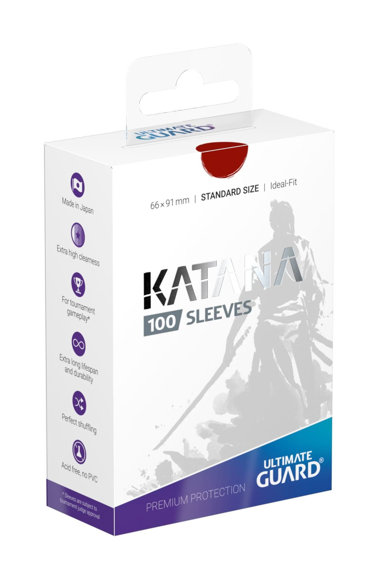 heo Sammelkarte Ultimate Guard Kartenhüllen Master Sleeves Rot (100)