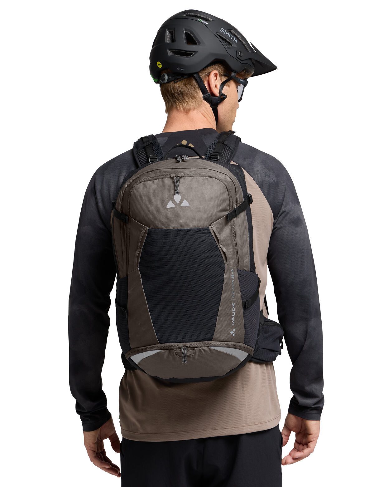 VAUDE Wanderrucksack Bike Alpin 28+5 (Kein Set), Mountainbike Fahrrad Rucksack für Mehrtagestouren und Alpencross