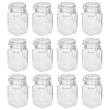 vidaXL Einmachglas Einmachgläser mit Bügelverschluss 12 Stk. 260 ml, Glas, (12-tlg)